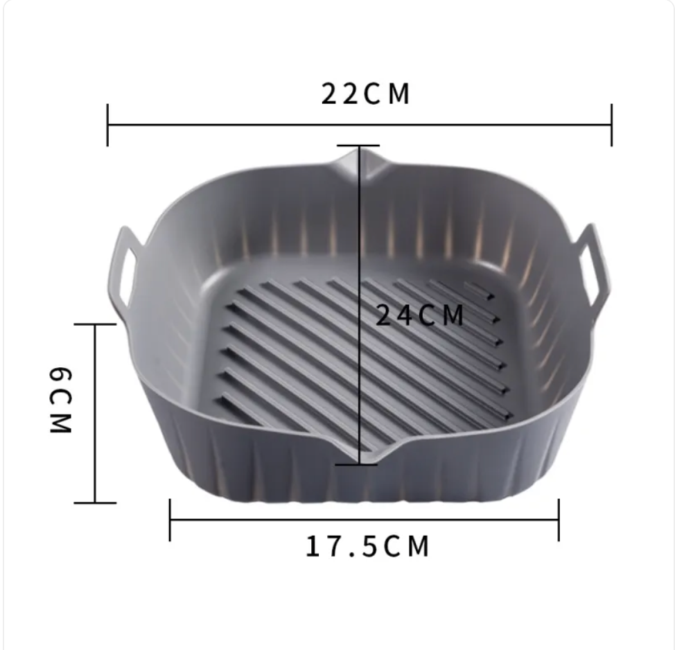 Foldable Silicone Air Fryer Baking Tray