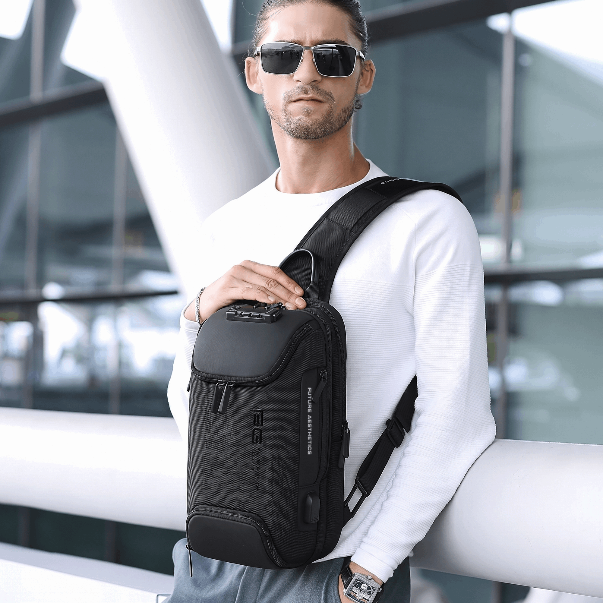 Fanny Pack For Men Waist Chest Bag Sling Bag Mens College