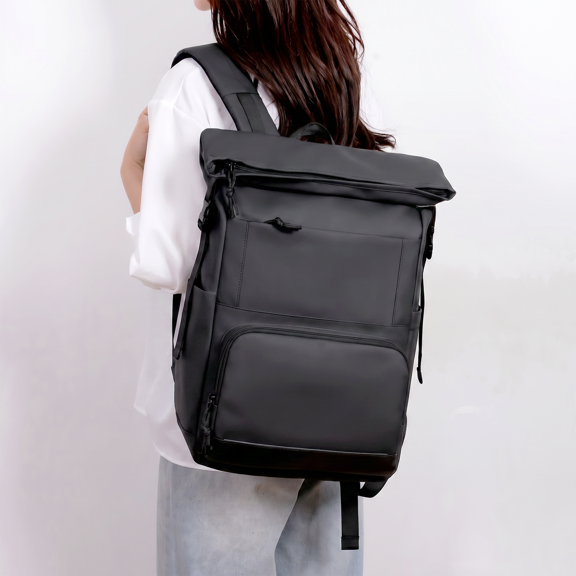 Men's Backpack Waterproof Casual College Student Computer Bag