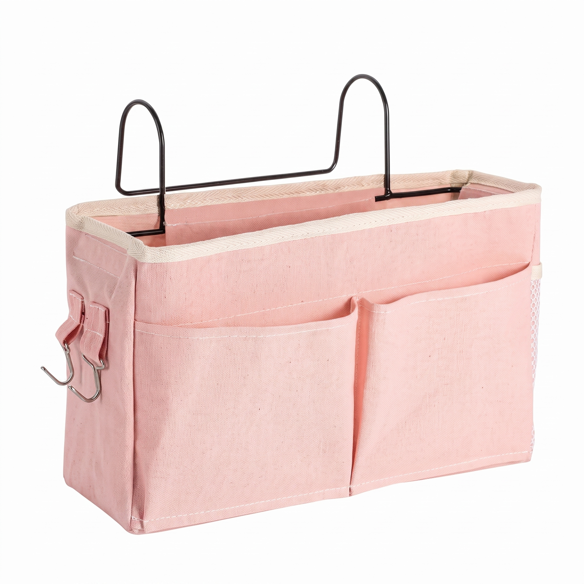 Bedside Fence Storage Box Basket Hanging Bag