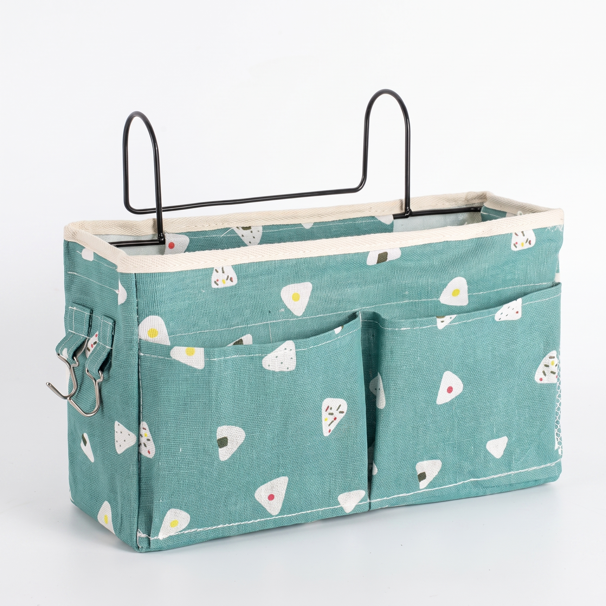 Bedside Fence Storage Box Basket Hanging Bag