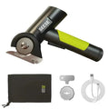 SEESE Cordless Rechargeable Electric Scissors – Portable Cutter for Fabric, Cardboard, Carpet & Leather Sewing Supplies Crafts Sewing Tools