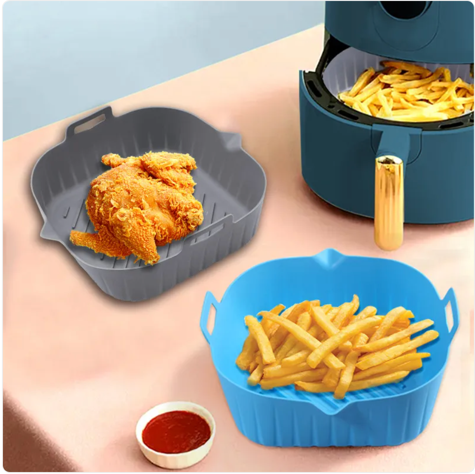 Foldable Silicone Air Fryer Baking Tray