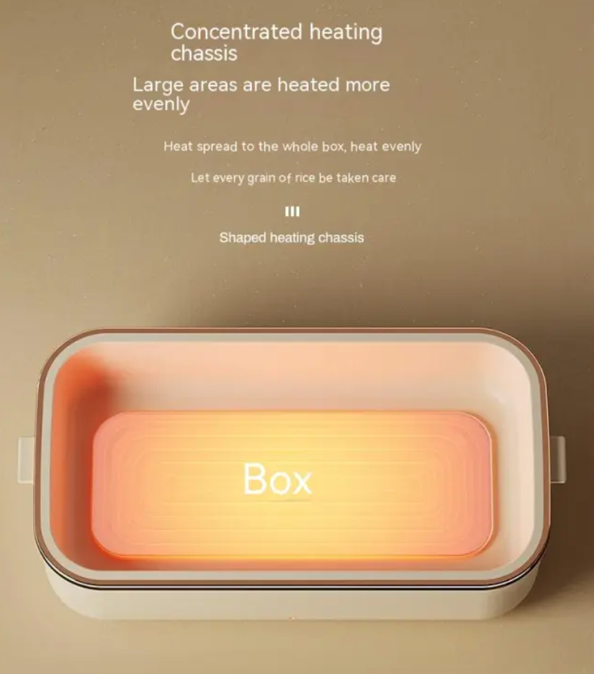 Electric Heating Lunch Box – No Water Needed