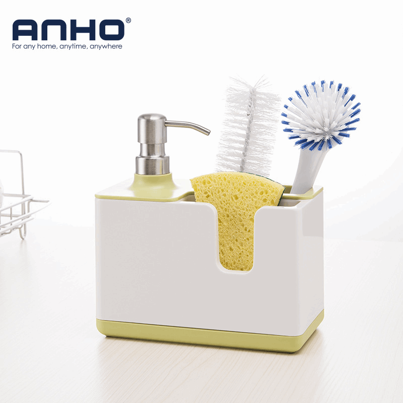 Kitchen Utensils Storage and Soap Dispenser