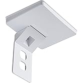 WALI Outlet Shelf Wall Holder, Bathroom Shelf up to 10lbs Standard Vertical Duplex Wall Organizer for Smart Home Decor Space Saving Power Tools, Toothbrush (OLS001-W), 1 Pack, White
