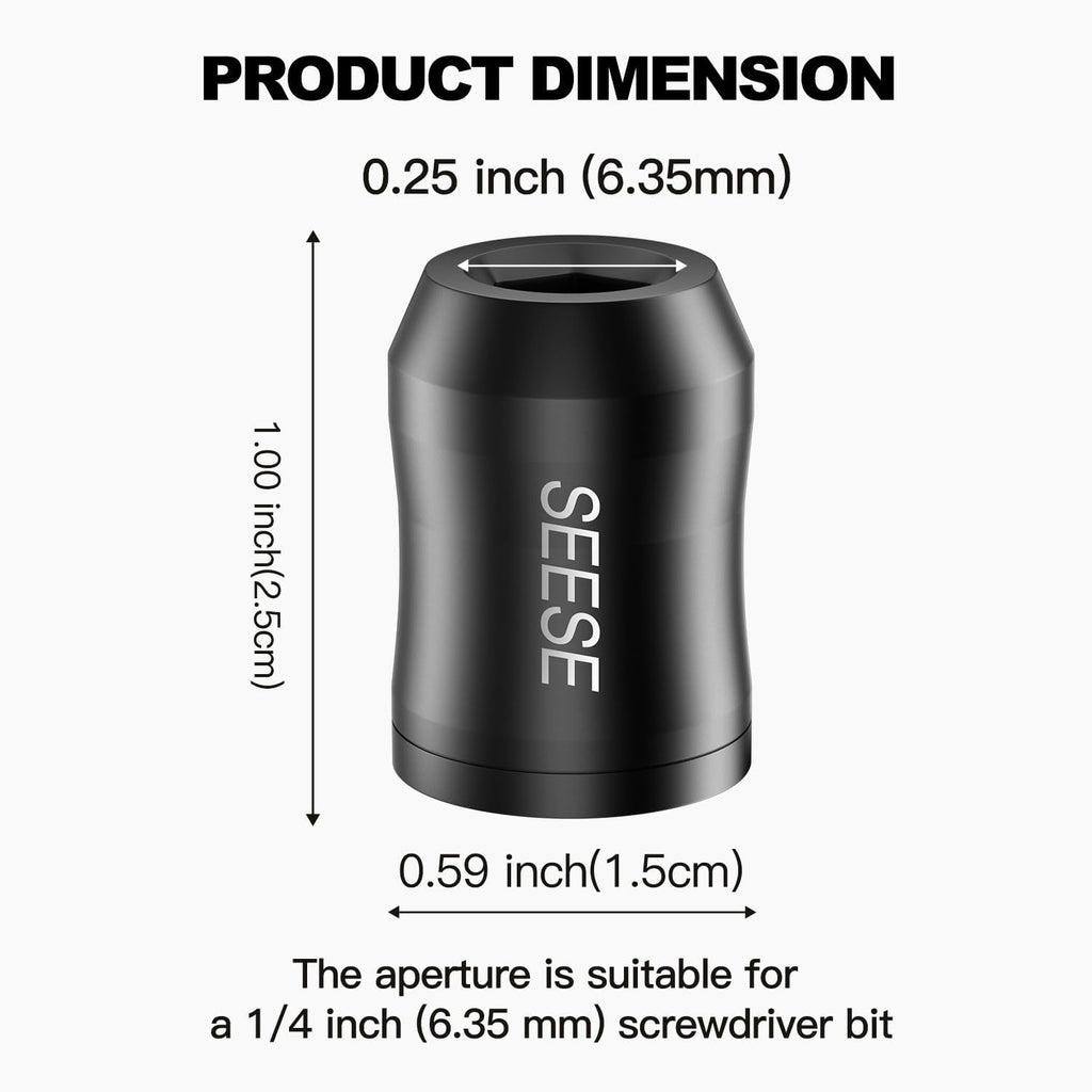 MagniGrip™ Universal Magnetic Bit Holder (2-Pack)