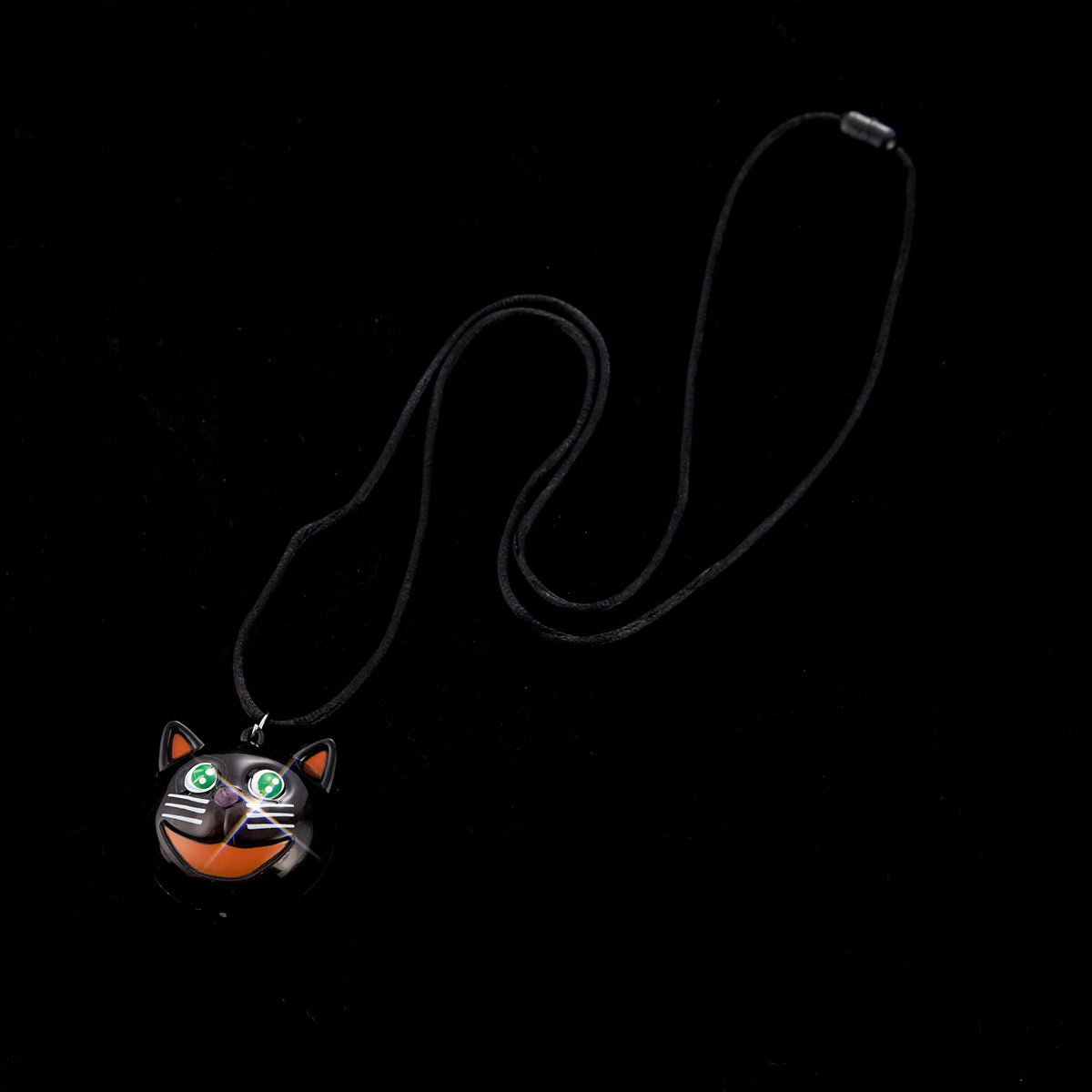 Glow-in-the-Dark Pumpkin Pendant Halloween Necklace