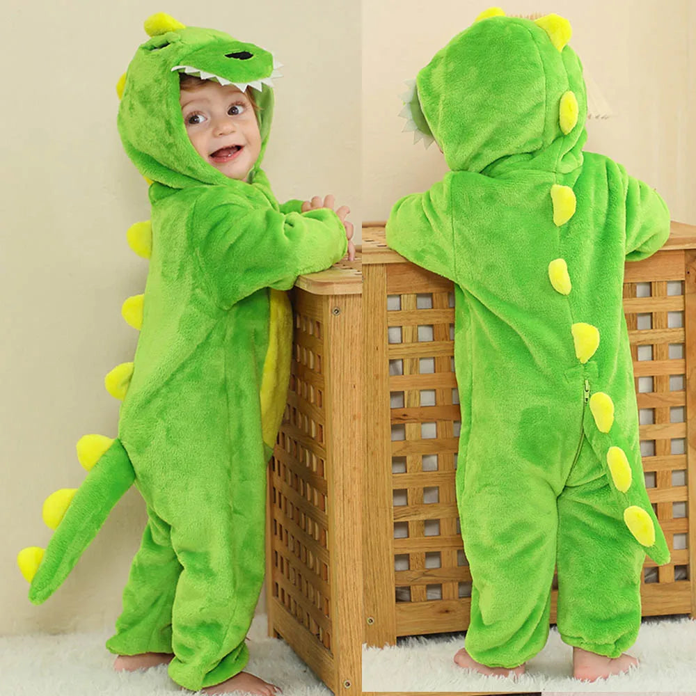 baby-bright-green-dinosaur-flannel-onesie-zaranss-mart