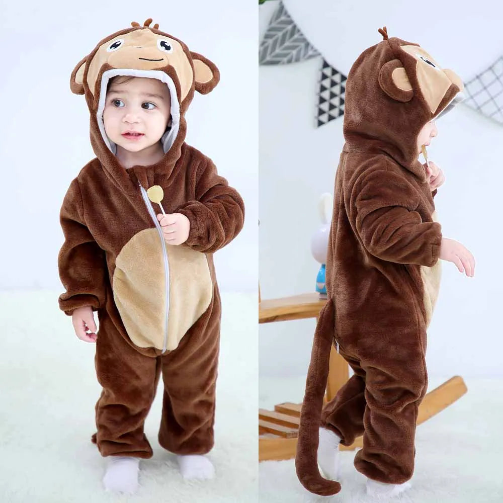 baby-brown-monkey-flannel-onesie-zaranss-mart