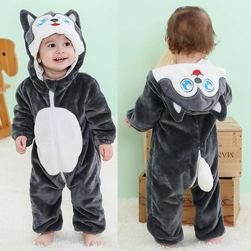 baby-cow-flannel-onesie-black-white-zaranss-mart