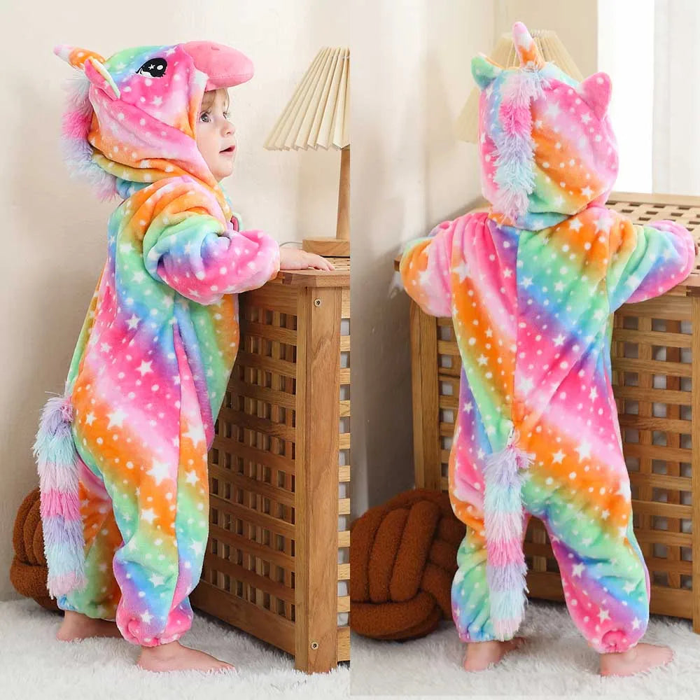 baby-rainbow-unicorn-flannel-onesie-zaranss-mart