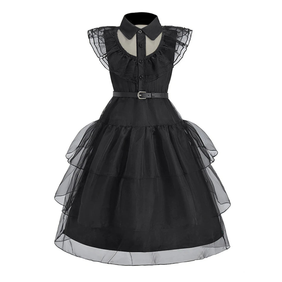 black-gothic-ruffle-dress-side-view-costume-zaranss-mart