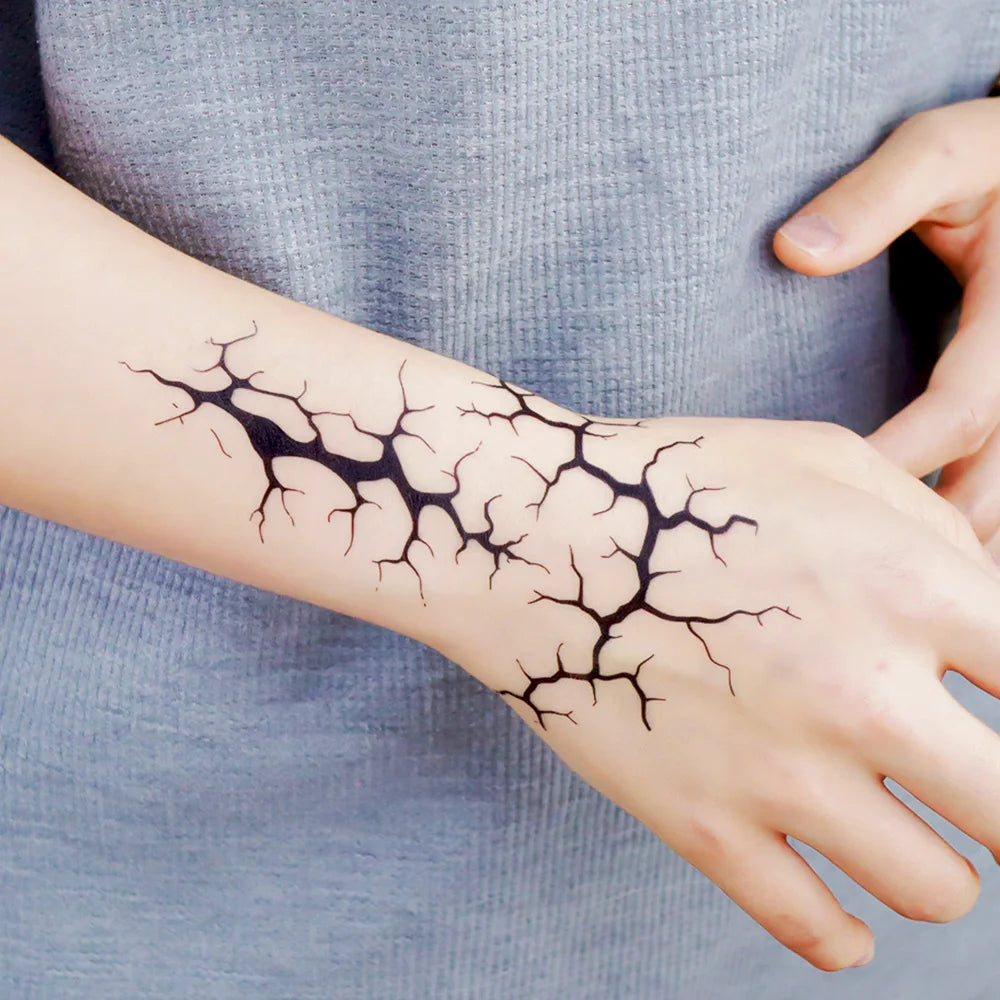 crack-temporary-tattoo-applied-wrist-hand-zaranss-mart