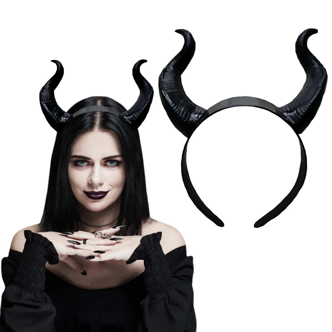 demon-horns-headband-worn-product-view-black-zaranss-mart