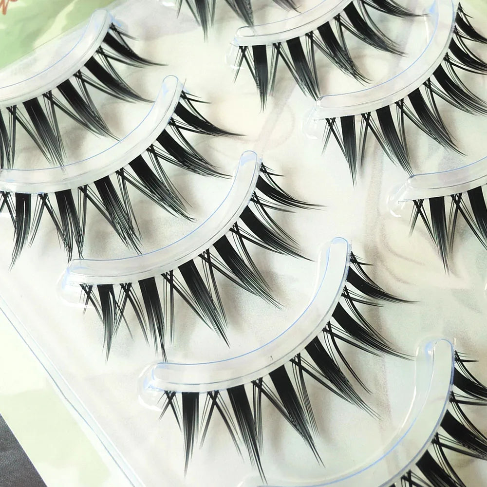 five-pairs-cat-eye-false-eyelashes-tray-zaranss-mart