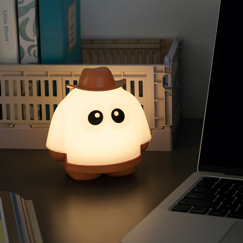 ghost-halloween-night-light-orange-hat-zaranss-mart