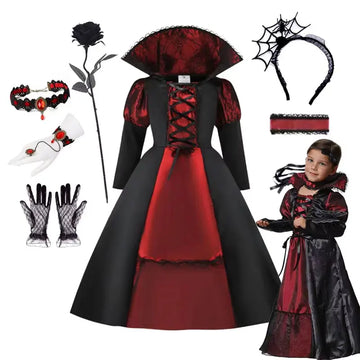 girls-vampire-costume-full-set-red-black-accessories-zaranss-mart