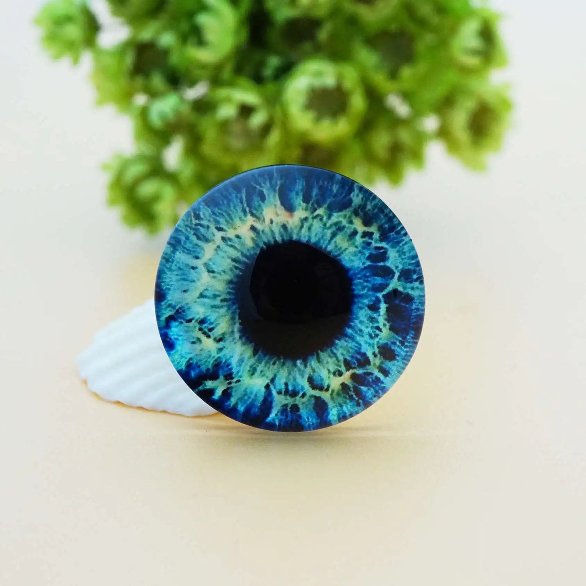 Glass Dragon Eye Cabochons - 10pc Craft Set