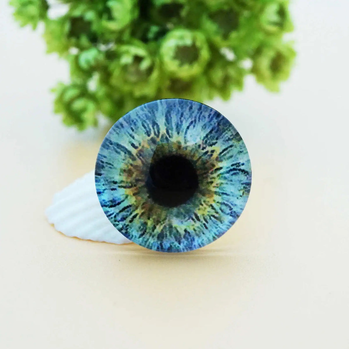 Glass Dragon Eye Cabochons - 10pc Craft Set