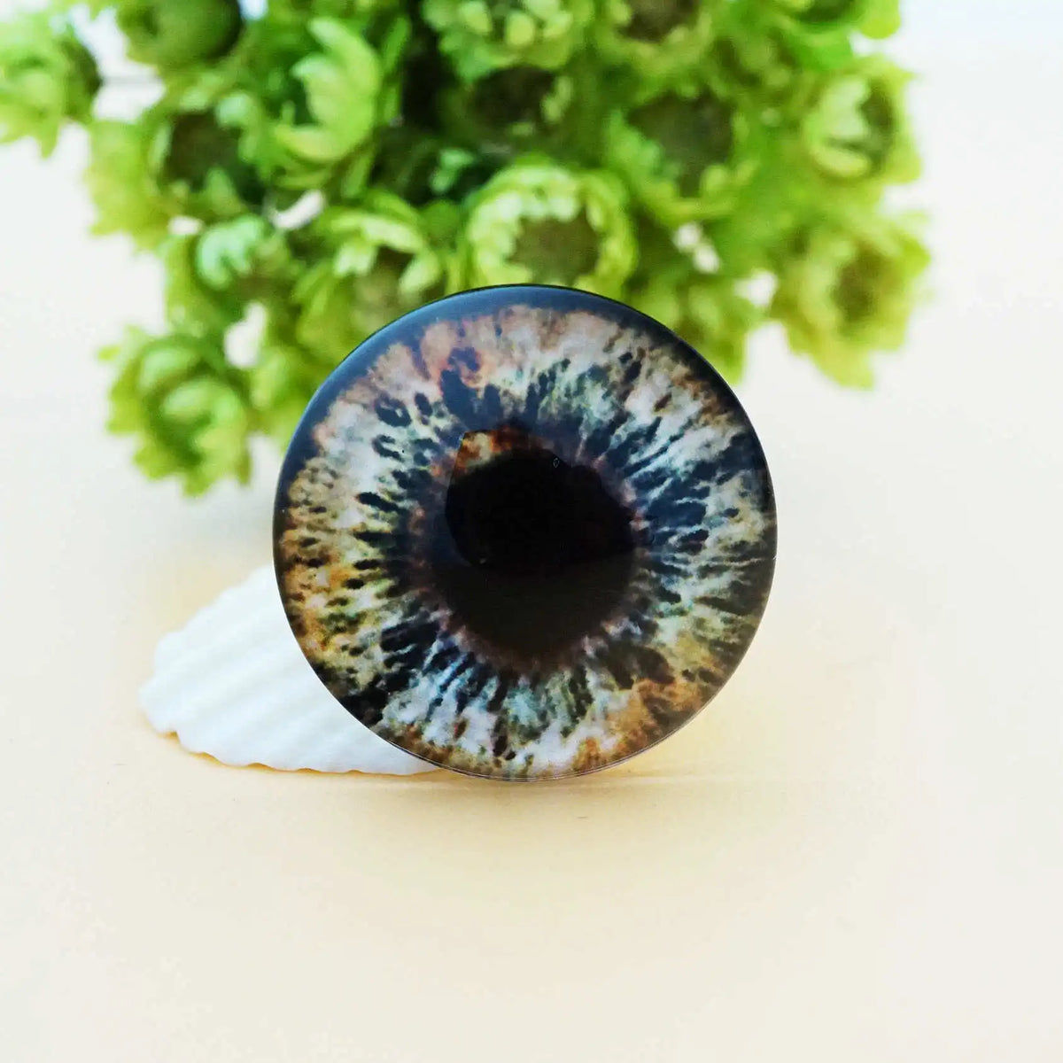Glass Dragon Eye Cabochons - 10pc Craft Set