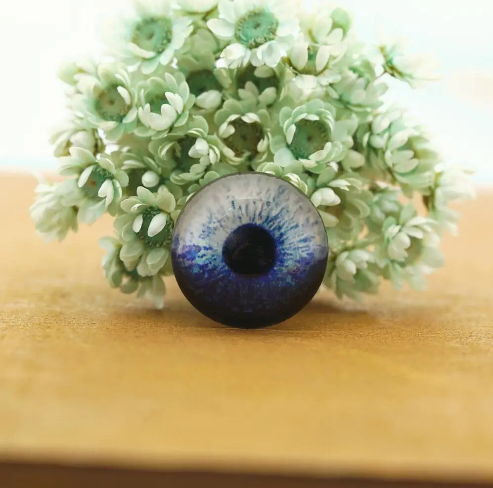 Glass Dragon Eye Cabochons - 10pc Craft Set
