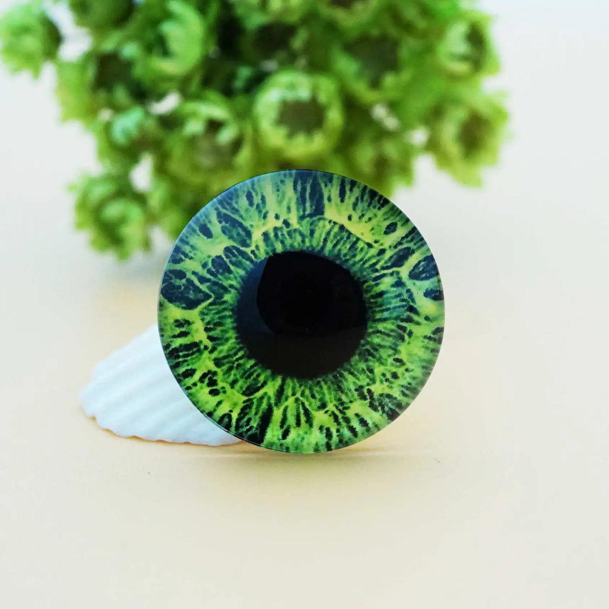 Glass Dragon Eye Cabochons - 10pc Craft Set