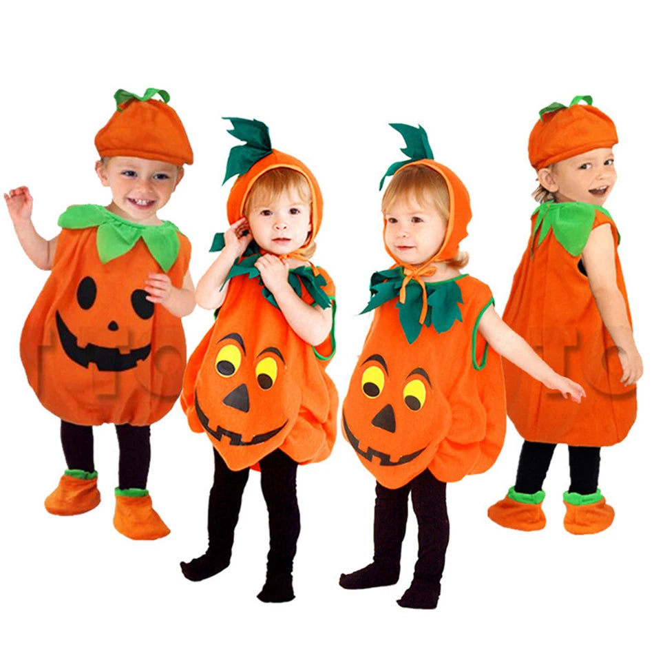 kids-pumpkin-costume-halloween-outfit-with-hat-zaranss-mart