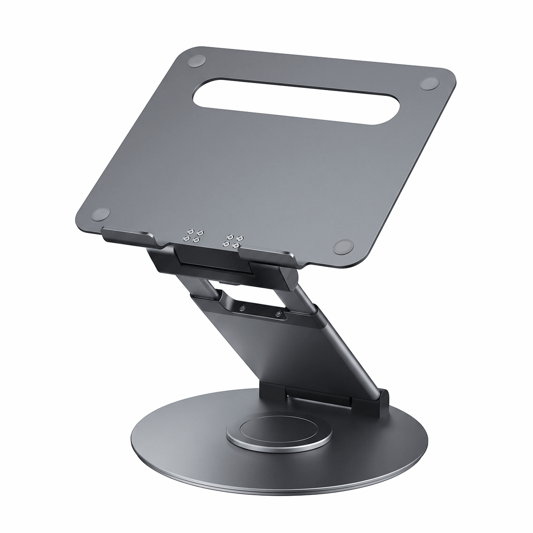 Laptop Stand for Desk with 360° Rotating Base