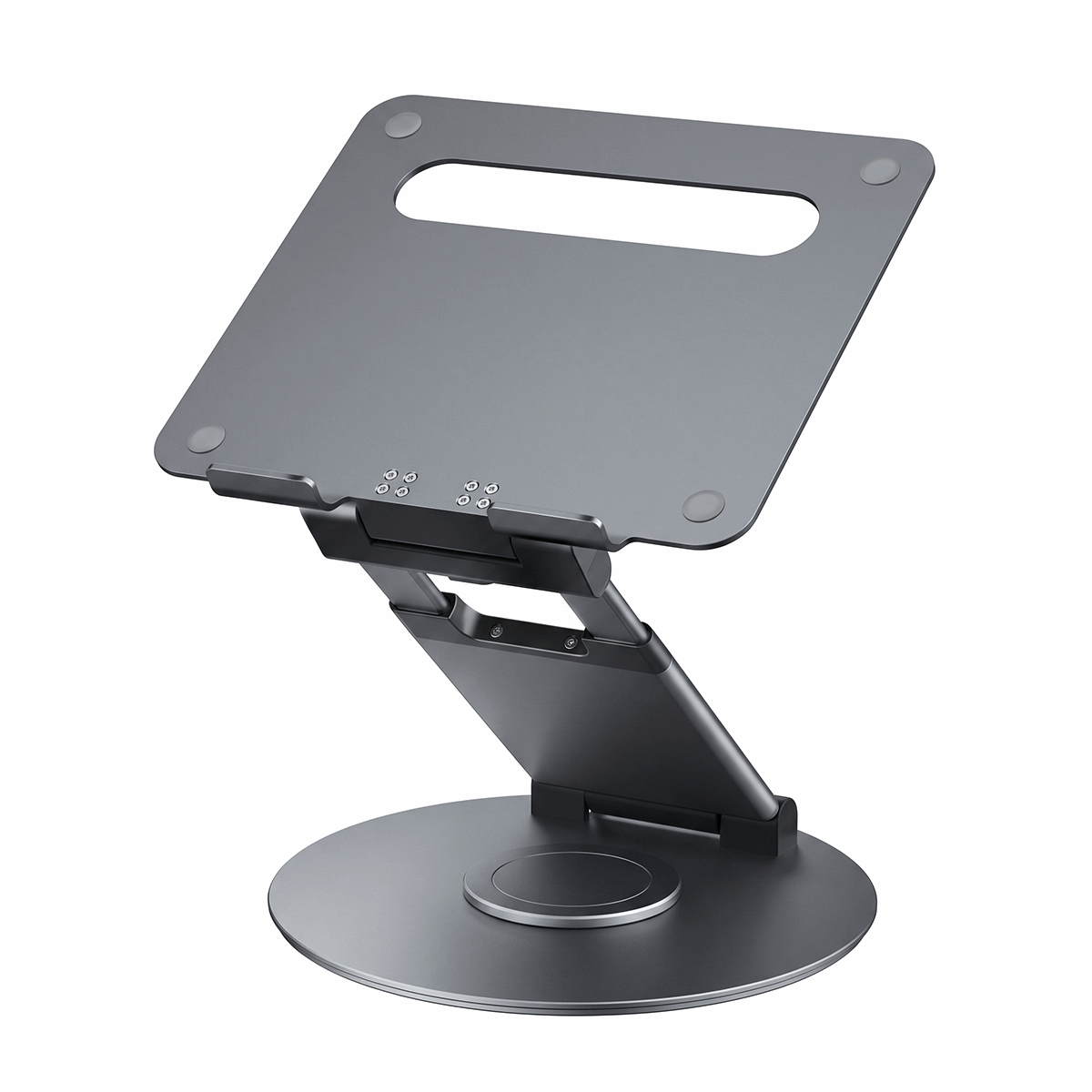 Laptop Stand for Desk with 360° Rotating Base