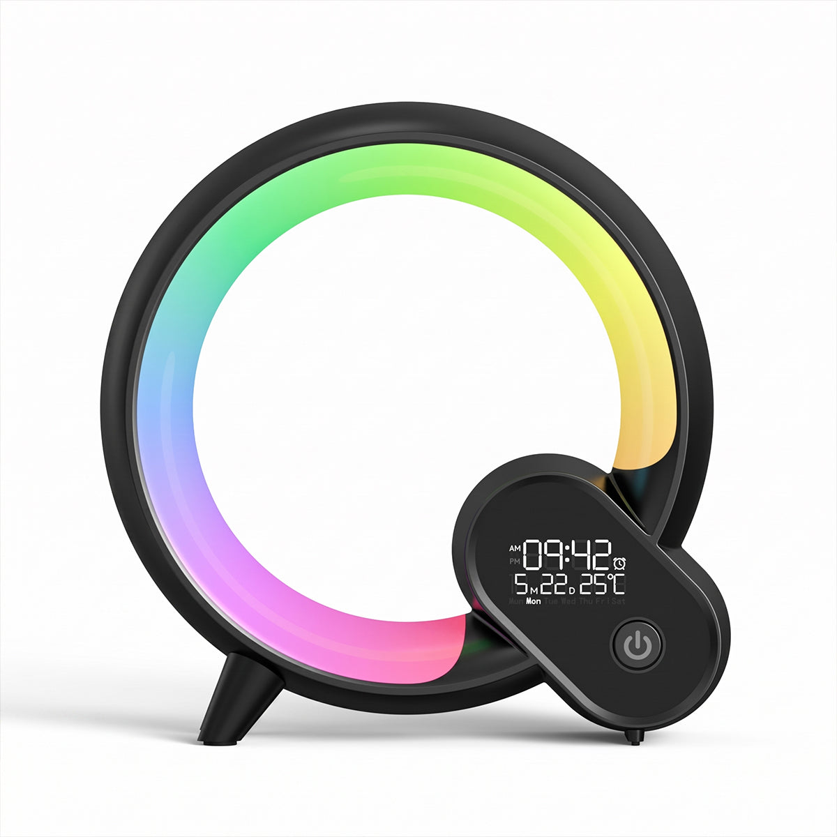 Q Light Sunrise Alarm Clock – Bluetooth Speaker & RGB Night Lamp