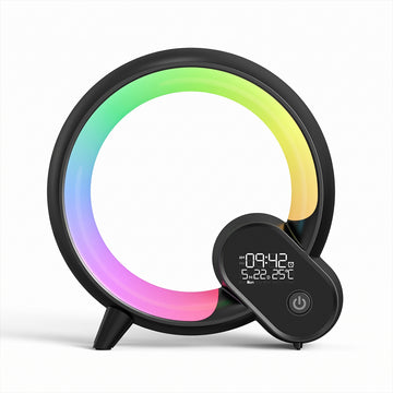Q Light Sunrise Alarm Clock – Bluetooth Speaker & RGB Night Lamp
