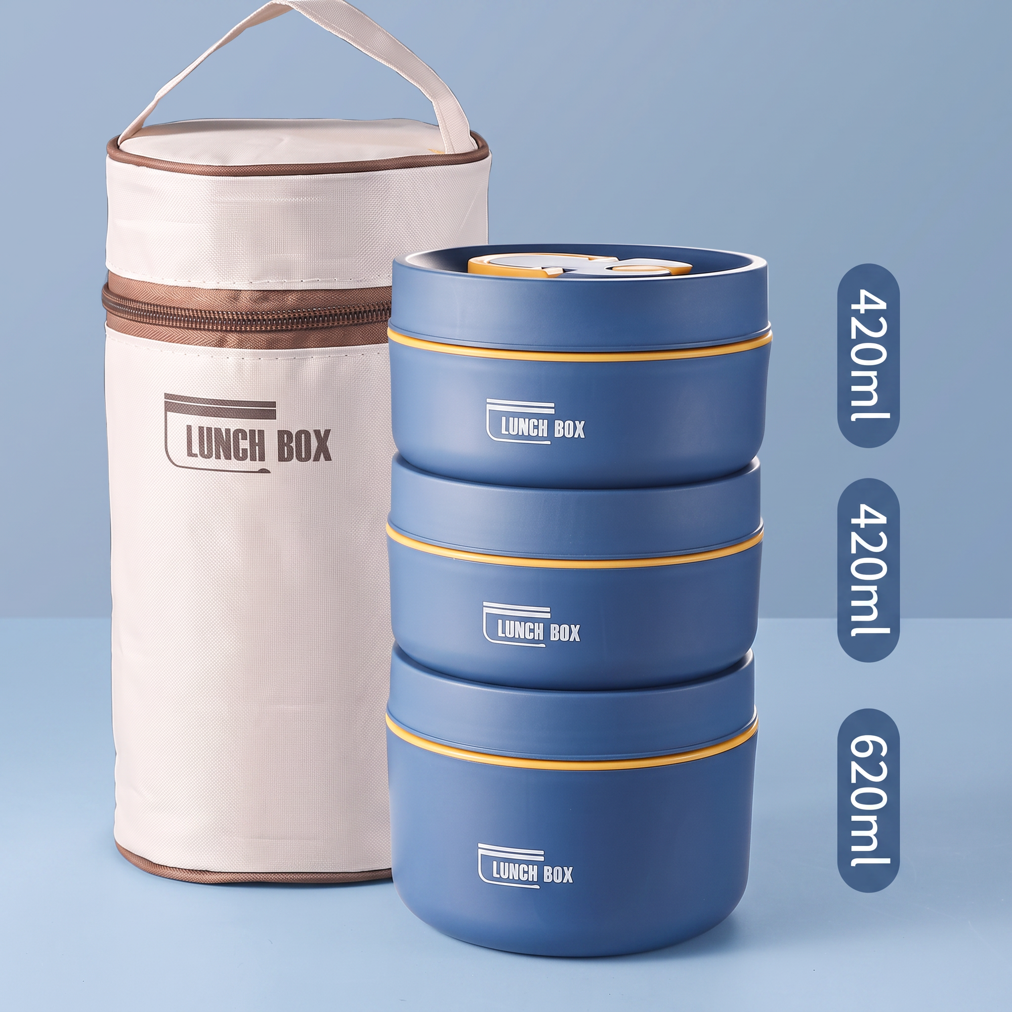 Portable Self-Heating Japanese Thermal Insulation Lunch Box
