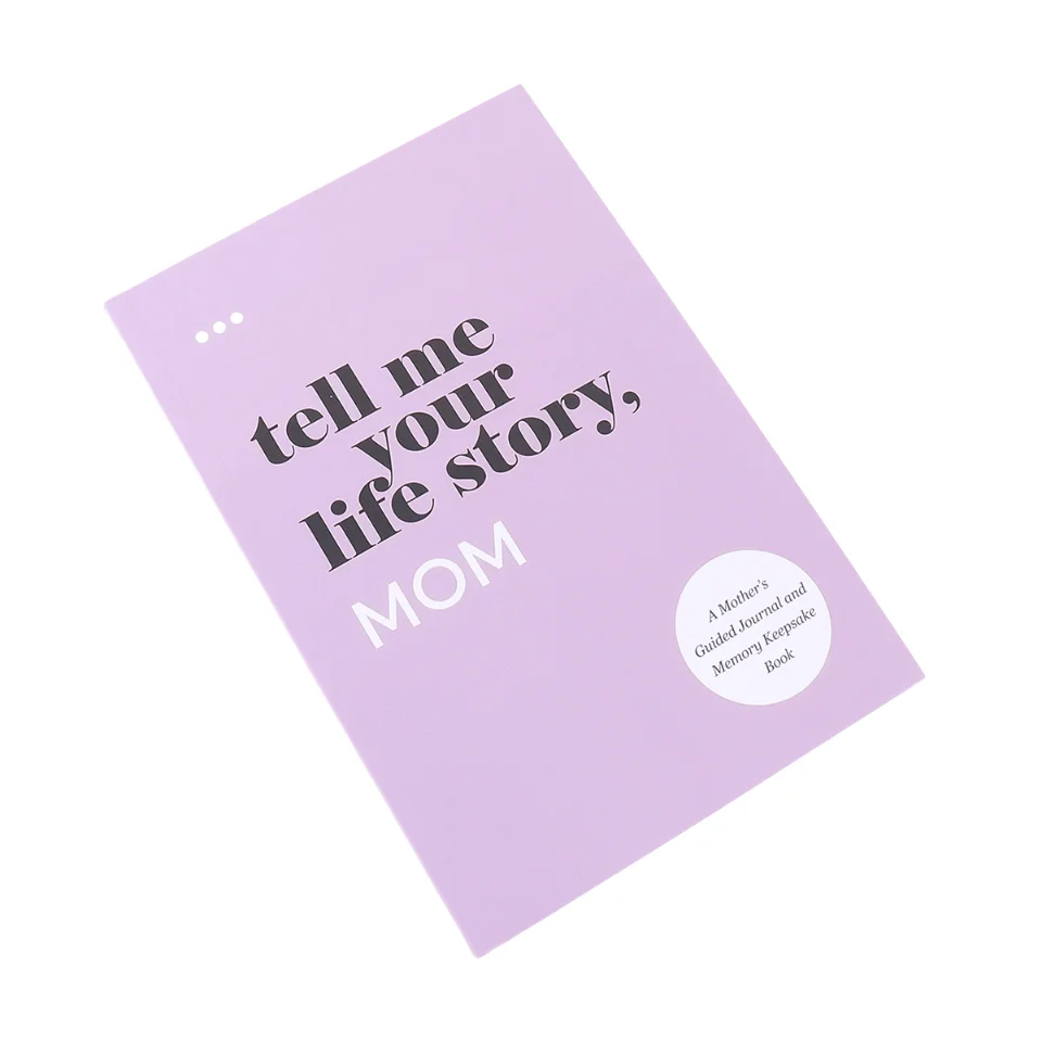 Tell Me Your Life Story Guided Journal Memory Keepsake Book Prompted Family History Notebook for Mom Dad Grandma Gift