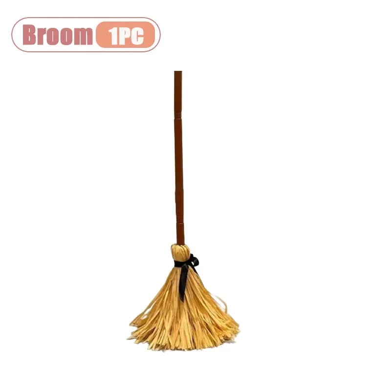 Animated Witch Broom - Walks, Glows & Talks