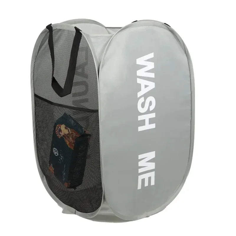 FlexPop™ Foldable Mesh Laundry Hamper