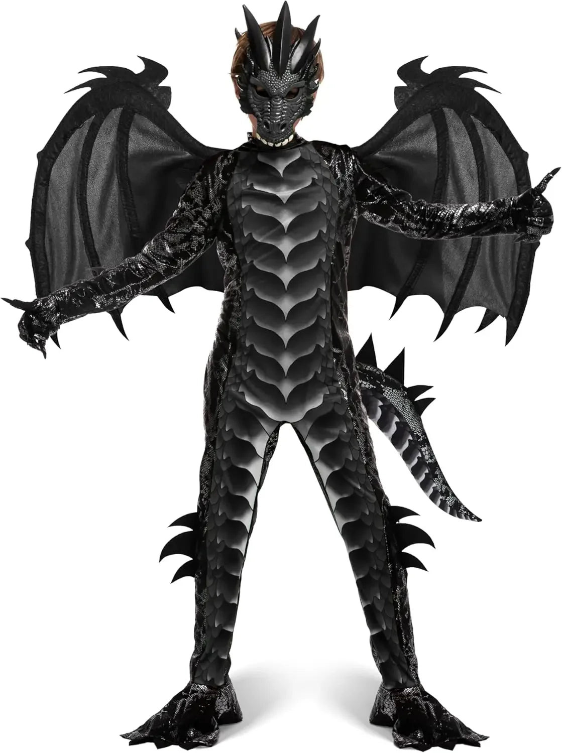 Kids Dragon Costume - Wings, Tail & Mask Set