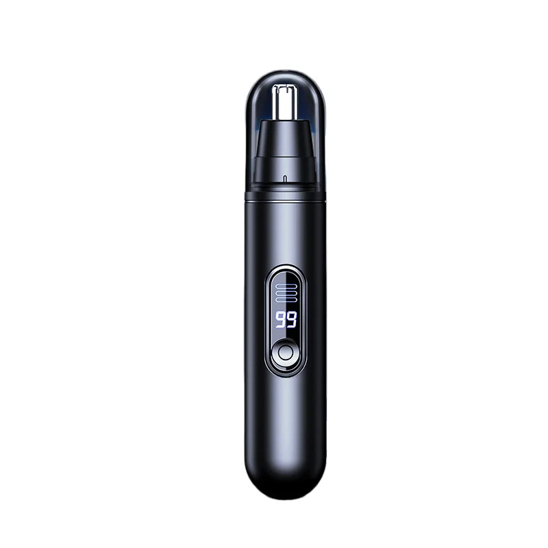 HOMEFISH Men's Electric Nose Hair Trimmer USB Rechargeable Painless Nose Ear Eyebrow Hair Remover Portable Mini Clipper