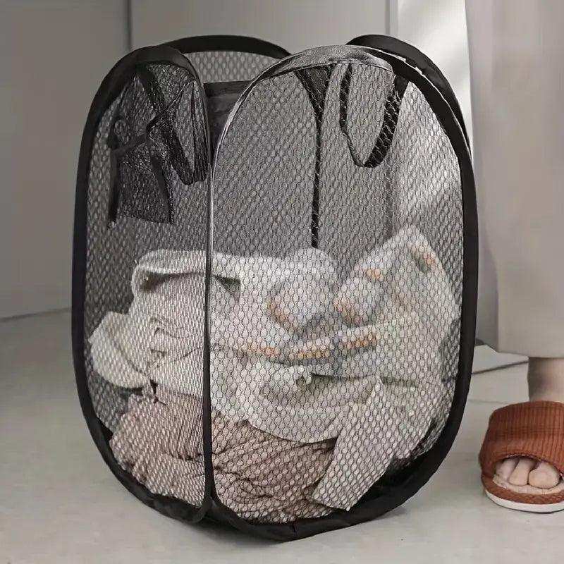 FlexPop™ Foldable Mesh Laundry Hamper