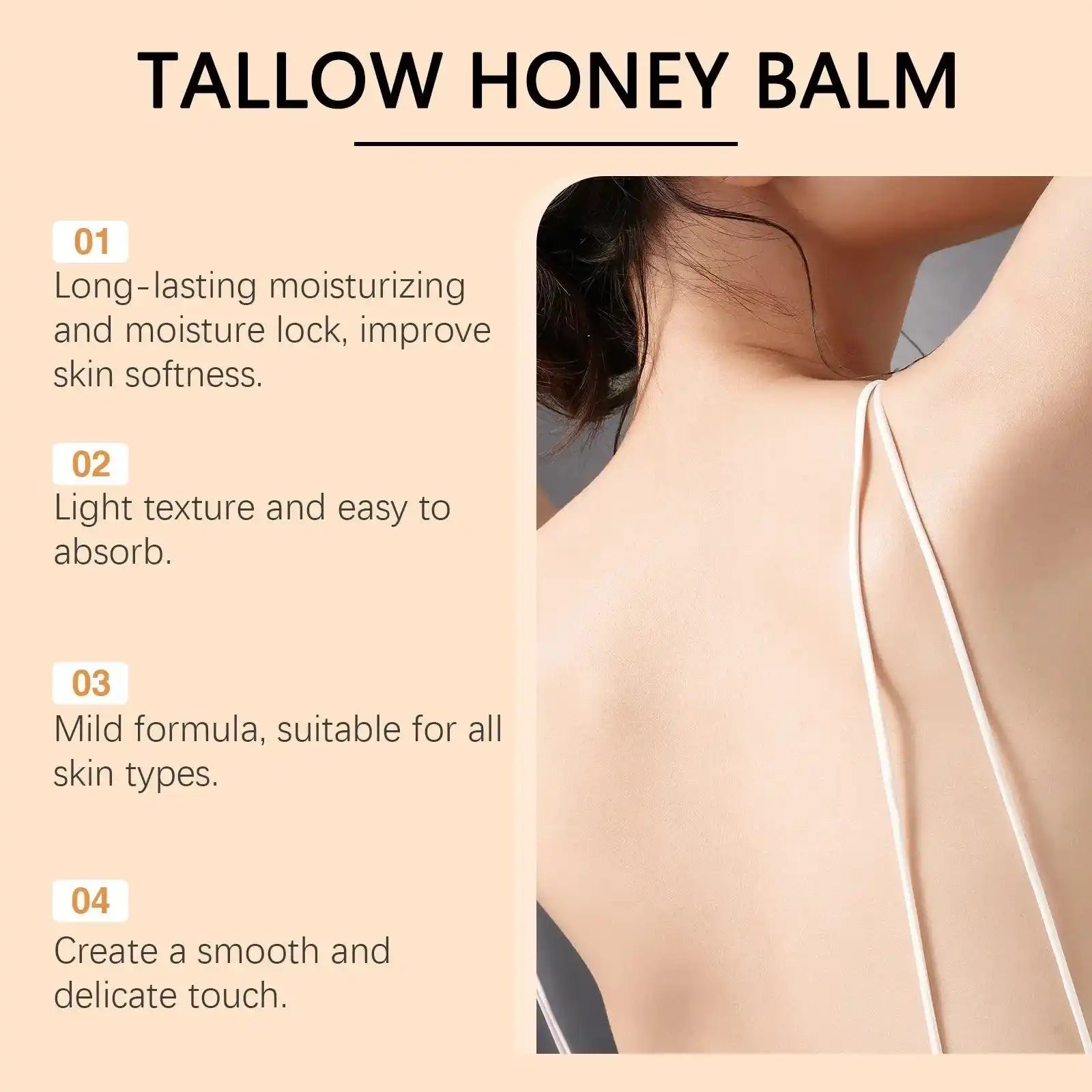 PureTallow™ Honey Nourishing Moisturizing Cream