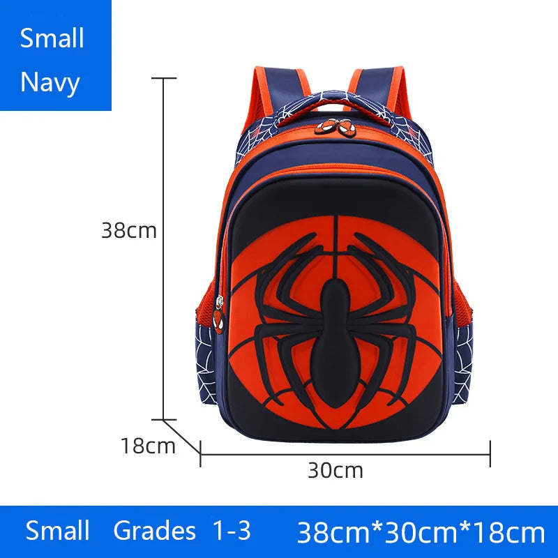 Fashion Kid Backpack Children Boys School Bag Red And Black Spider Pattern Backpack With Pencil Case Set Kids Girl Boutique Bag