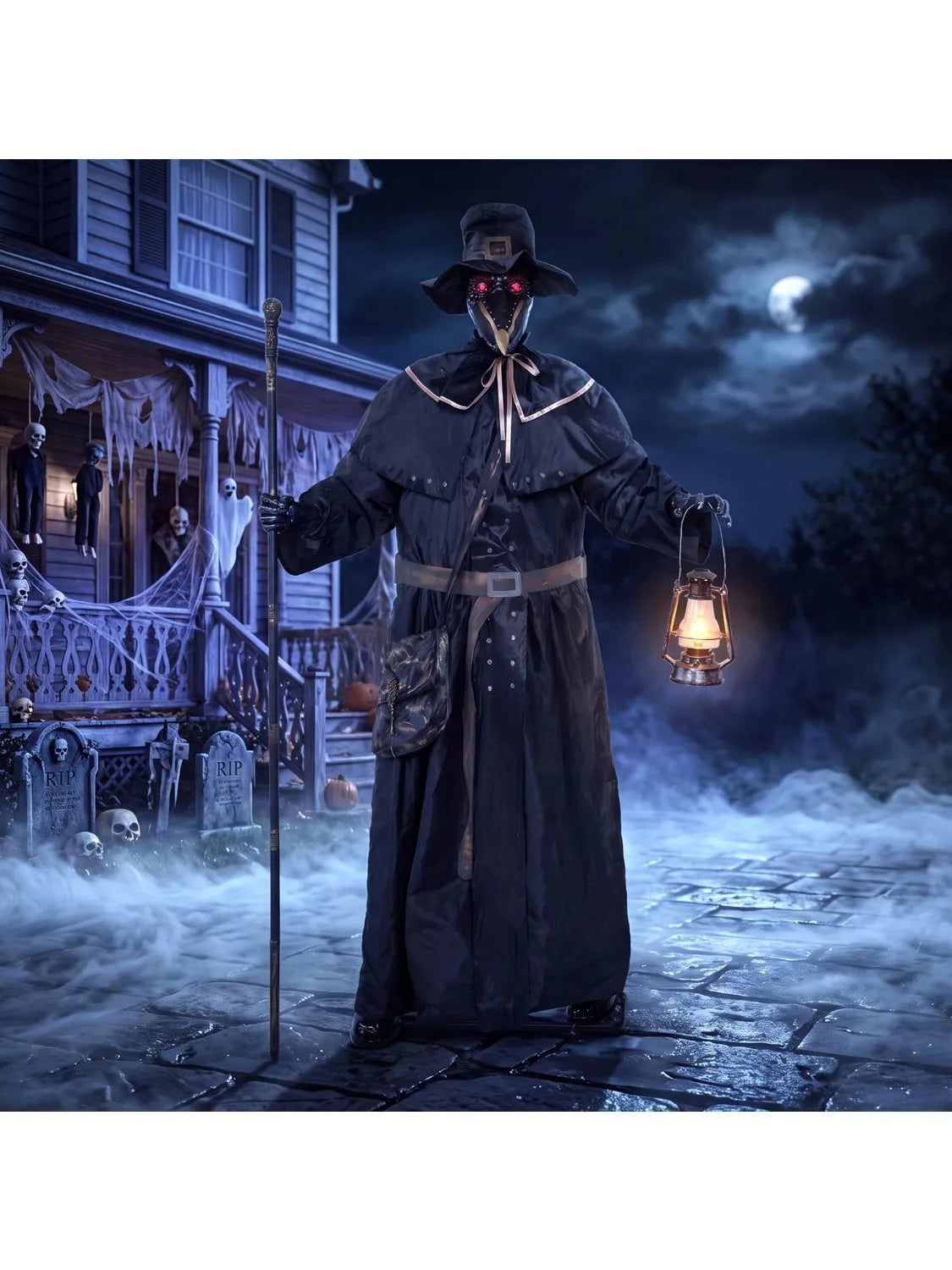Animatronic Ghost Doctor - Life-Size Yard Prop