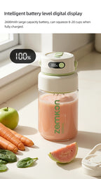 Portable Blender – 1000ml USB Rechargeable Smoothie Maker with Stainless Steel Blades | Cordless Personal Juicer for Shakes, Fruit & Travel