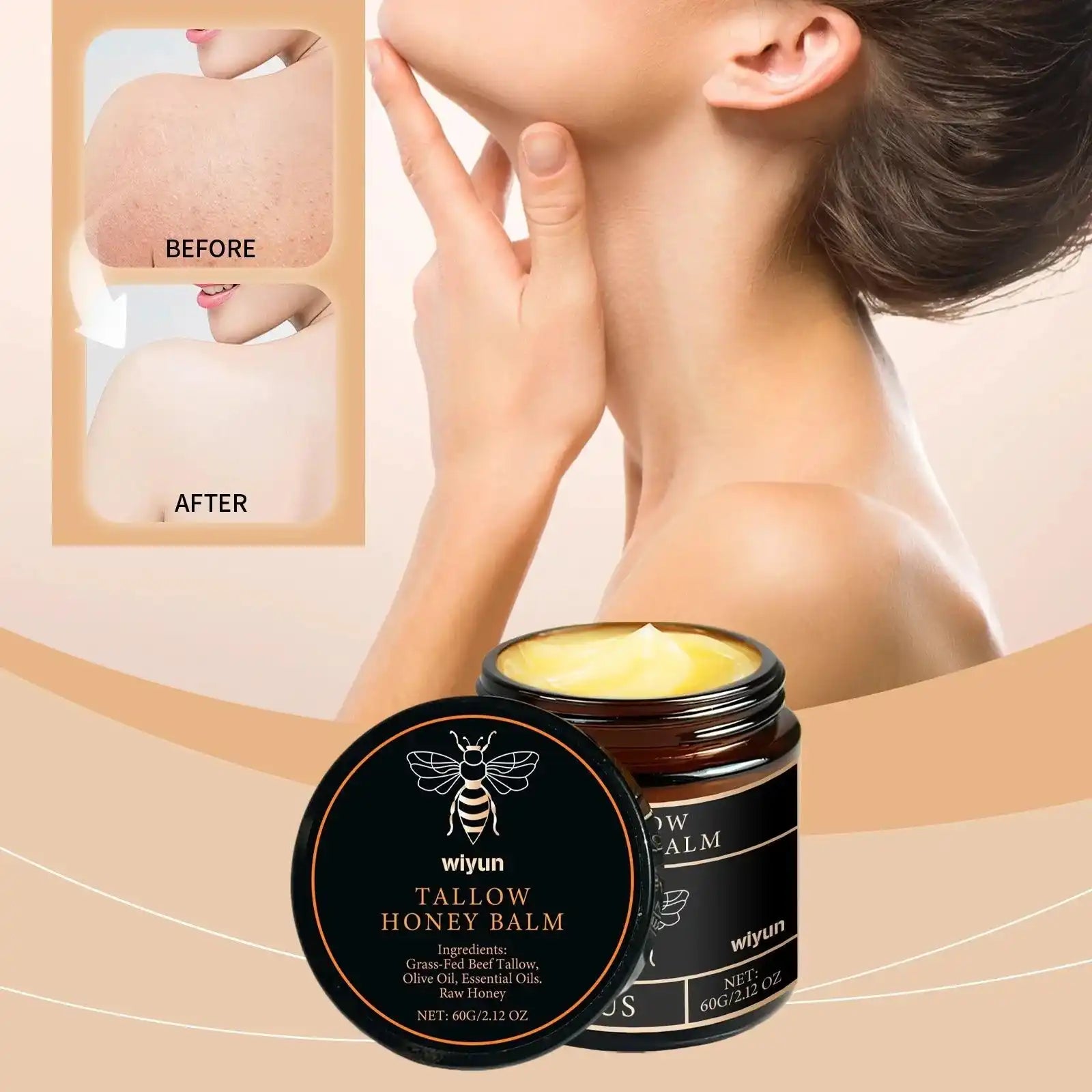 PureTallow™ Honey Nourishing Moisturizing Cream
