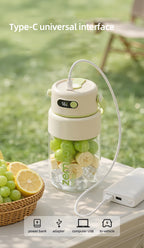 Portable Blender – 1000ml USB Rechargeable Smoothie Maker with Stainless Steel Blades | Cordless Personal Juicer for Shakes, Fruit & Travel