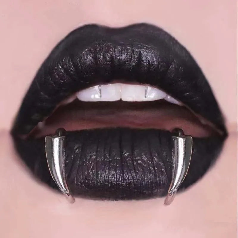 Fake Lip Piercing - Non Piercing Steel Clip