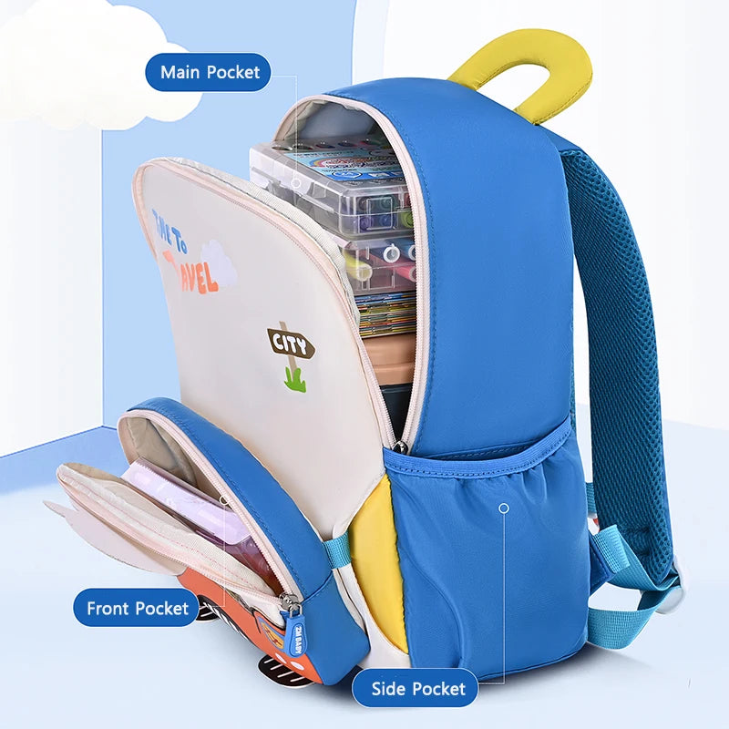 3D Cute Cartoon Toddler Backpacks for Boys Girls Baby Preschool Travel Backpack Kindergarten Mini School Bag Bookbag
