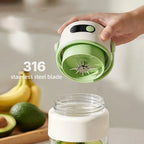 Portable Blender – 1000ml USB Rechargeable Smoothie Maker with Stainless Steel Blades | Cordless Personal Juicer for Shakes, Fruit & Travel