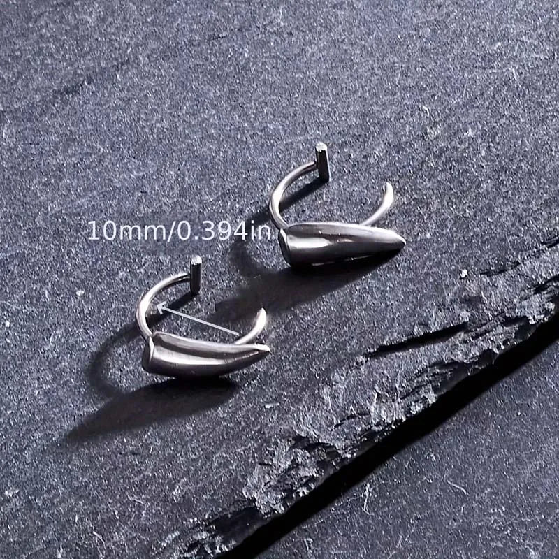 Fake Lip Piercing - Non Piercing Steel Clip