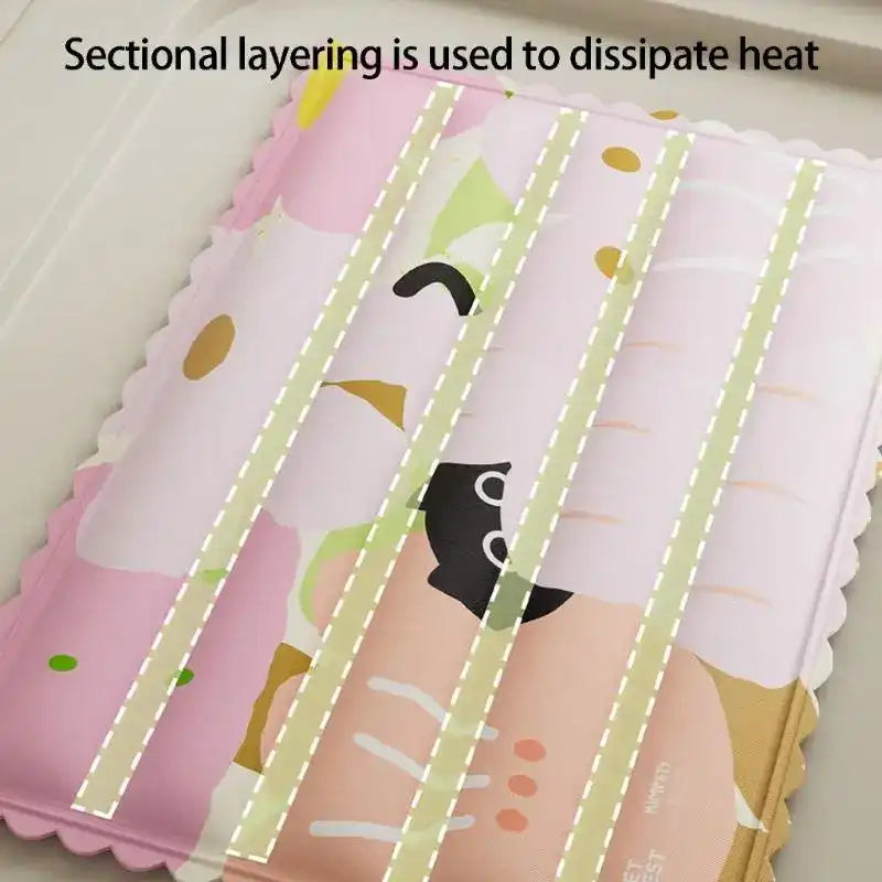 Pet Cooling Mat For Pet In Hot Weather Water Dogs Cold Bed Mat Large Cats Waterproof Cats Pad Easy To Clean Y5GB